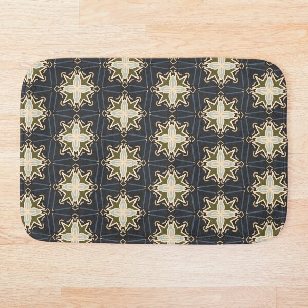 Item preview, Blue Boho Floral Mandala Pattern designed and sold by Garden-View.