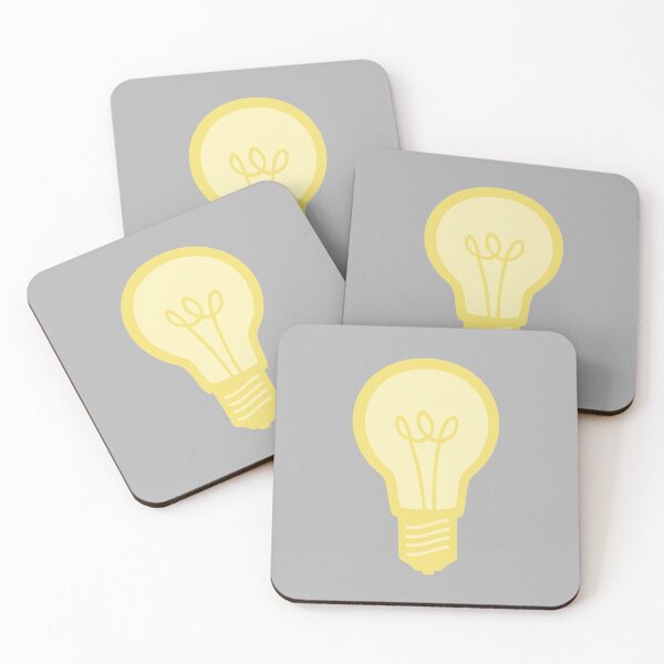 Item preview, Yellow and Grey Light Bulb designed and sold by XOOXOO.