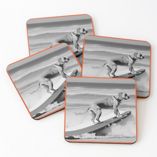 Item preview,   DOG ON A SURF BOARD designed and sold by starfishstuff.