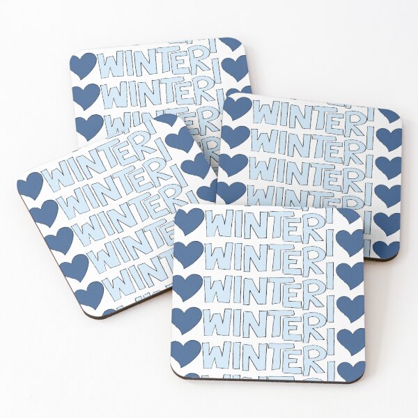 Item preview, I Heart Winter Illustrated Text with a heart designed and sold by AngelDawnDesign.