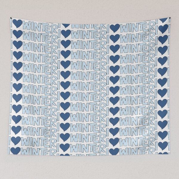 Item preview, I Heart Winter Illustrated Text with a heart designed and sold by AngelDawnDesign.
