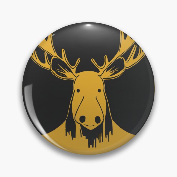 Item preview, Black and White Moose print designed and sold by ThePurpleMelon.