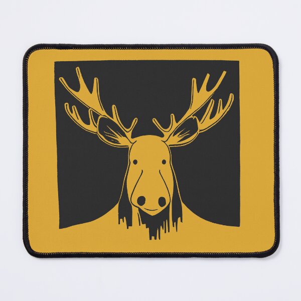 Item preview, Black and White Moose print designed and sold by ThePurpleMelon.