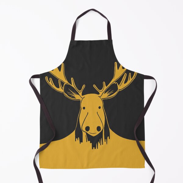 Item preview, Black and White Moose print designed and sold by ThePurpleMelon.