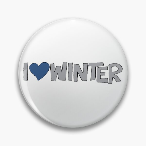 Item preview, I Heart Winter Illustrated Text with a heart designed and sold by AngelDawnDesign.