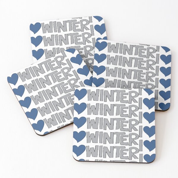 Item preview, I Heart Winter Illustrated Text with a heart designed and sold by AngelDawnDesign.