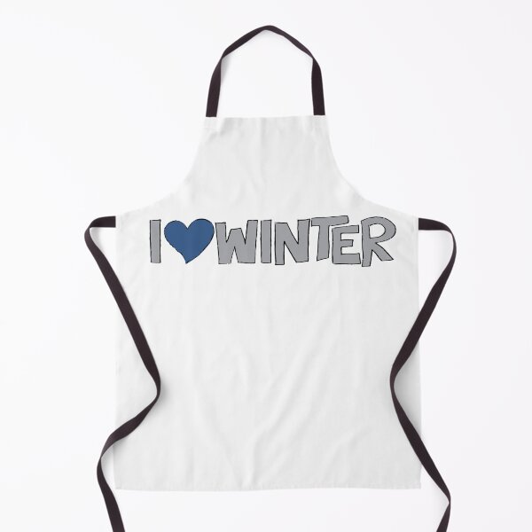 Item preview, I Heart Winter Illustrated Text with a heart designed and sold by AngelDawnDesign.