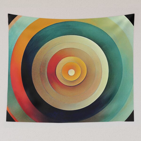 Item preview, Painted Concentric Circles designed and sold by Texterns.