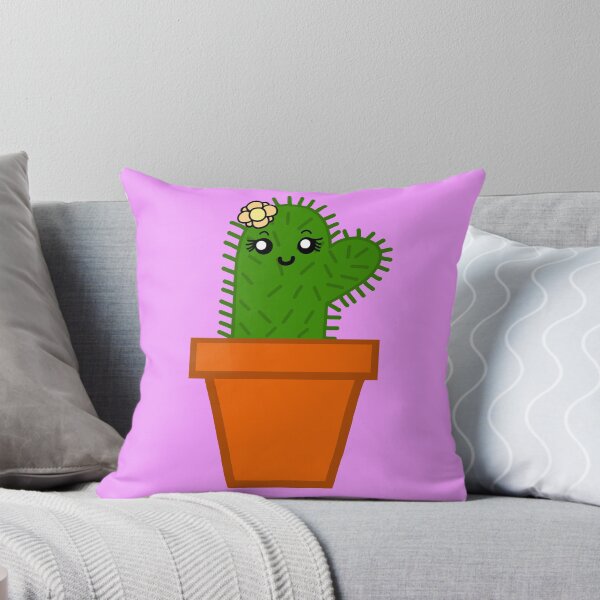 Item preview, Cute cactus-purple background designed and sold by charmednight.