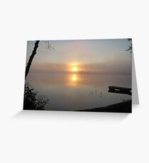 Misty morning Greeting Card
