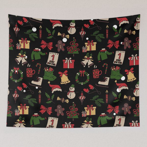 Item preview, Christmas Seamless Patterns  designed and sold by Dream Bloom Gallery.