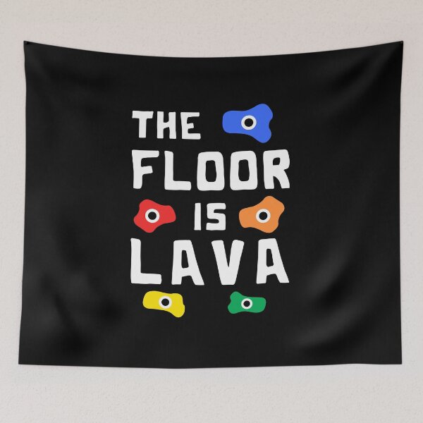 Item preview, The Floor Is Lava Cliff Climber Mountain Climber Bouldering designed and sold by Robin Schulze.