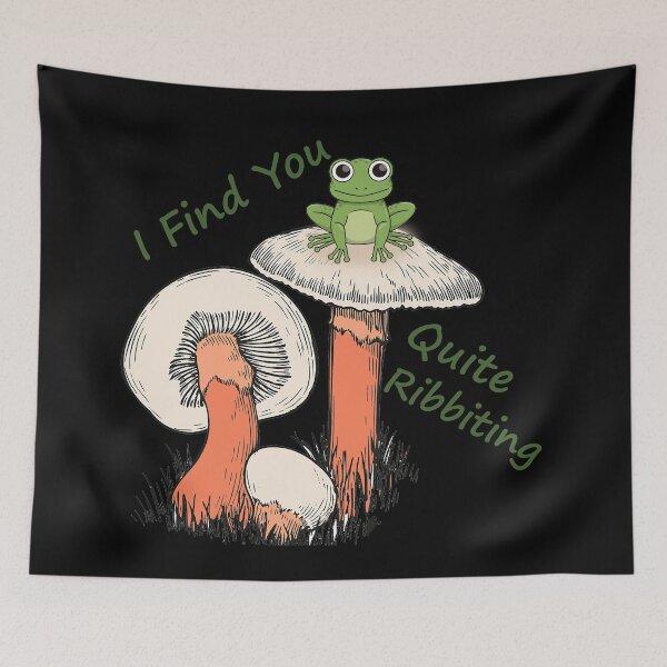 Item preview, You’re ribbiting! - with green frog designed and sold by Mahmoud Salah.