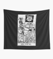 Death Tarot Card - Major Arcana - fortune telling - occult Wall Tapestry