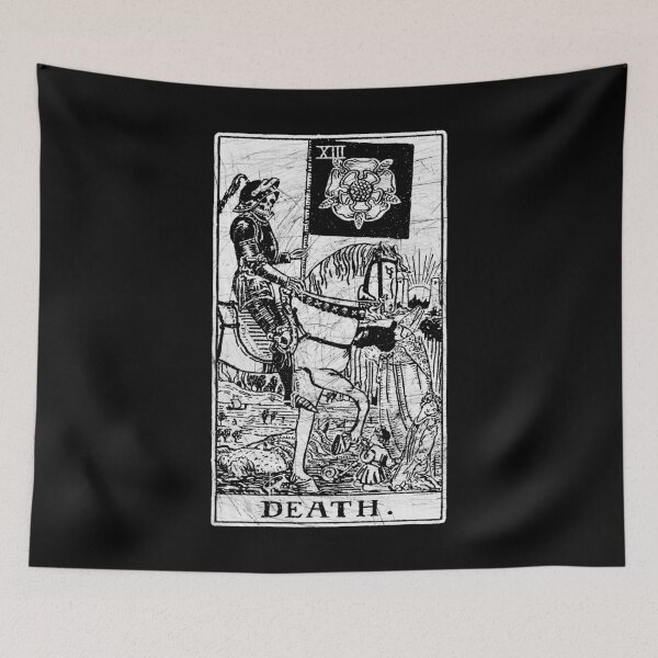 Aperçu de l'œuvre Death Tarot Card - Major Arcana - voyance - occulte créée et vendue par createdezign.