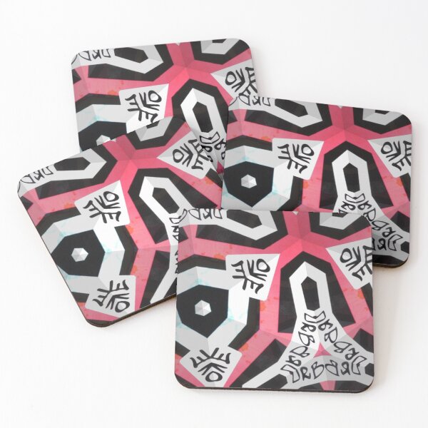 Item preview, Black, pink, and white graphic print  designed and sold by BJG1966.