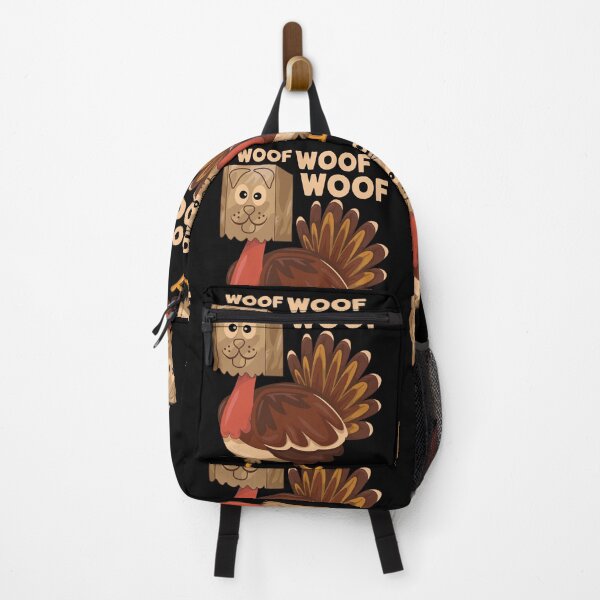 Item preview, Thanksgiving Turkey Funny Fake Dog Woof Woof designed and sold by GravitiTees.