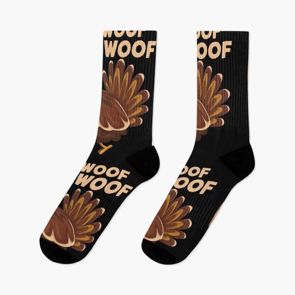 Item preview, Thanksgiving Turkey Funny Fake Dog Woof Woof designed and sold by GravitiTees.