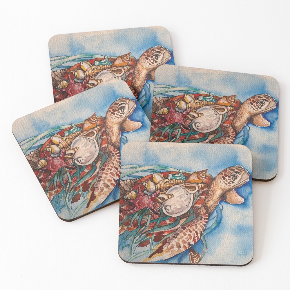 Item preview, Coasters (Set of 4) designed and sold by RachelHeadart.