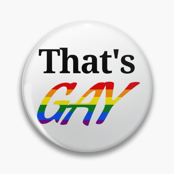 Item preview, that's gay - rainbow designed and sold by SandhillStudios.