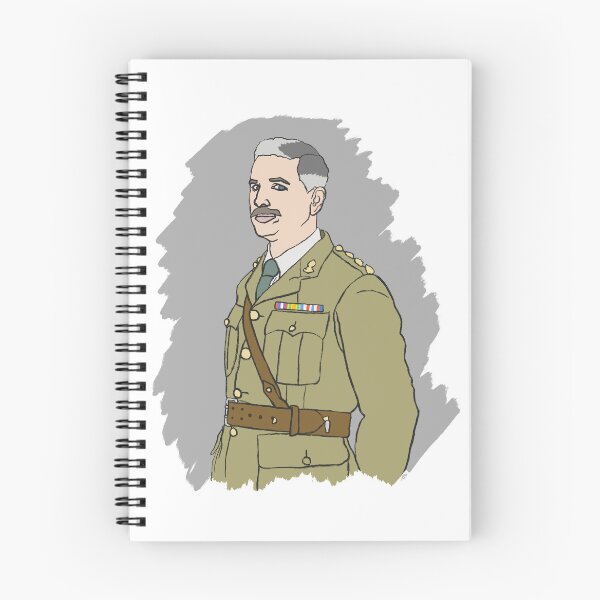 Item preview, THE CAPTAIN from BBC’s Ghosts illustration  designed and sold by longlivcurio.