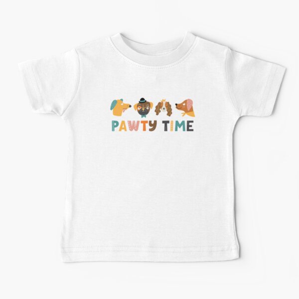 Dog Pawty Time Baby T-Shirt