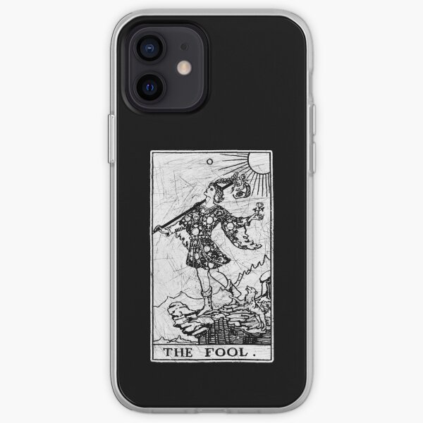 The Fool Tarot Card - Major Arcana - fortune telling - occult iPhone Soft Case