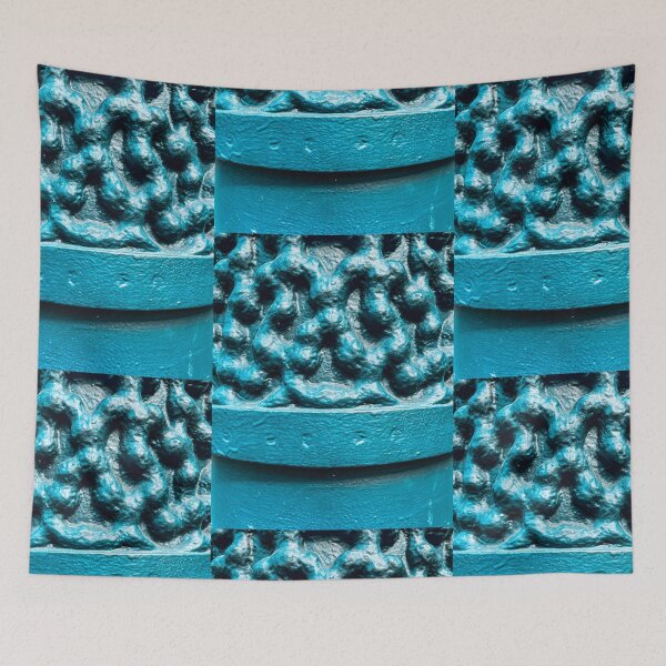 Item preview, Bblue wall of new york building designed and sold by Sansaranna.