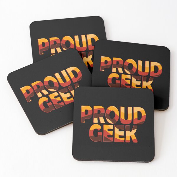 Item preview, Proud Geek (Funny Quote - Hilarious Sayings - 70s Vintage Retro Look) designed and sold by SassyClassyMe.