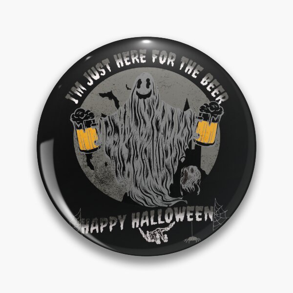 Item preview, I'm Just here For The Beer Happy Halloween designed and sold by Rockopolys.