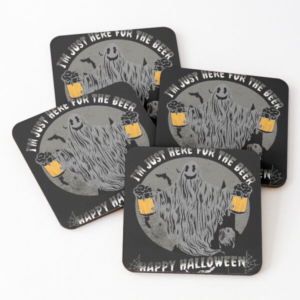 Item preview, I'm Just here For The Beer Happy Halloween designed and sold by Rockopolys.