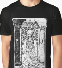 The High Priestess Tarot Card - Major Arcana - fortune telling - occult Graphic T-Shirt