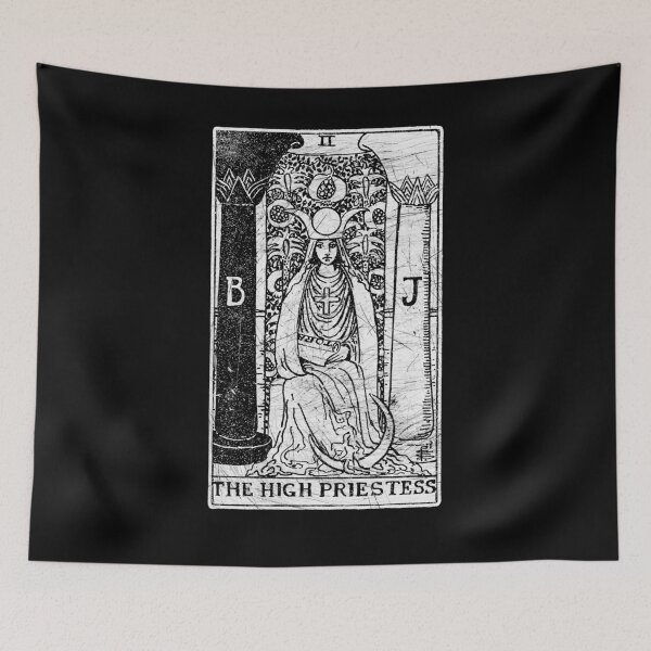 Item preview, The High Priestess Tarot Card - Major Arcana - fortune telling - occult designed and sold by createdezign.