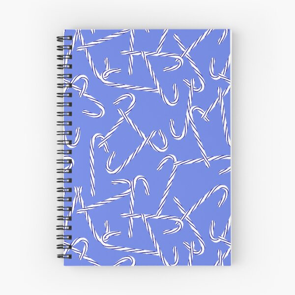 Item preview, Blue Candy Canes on Blue designed and sold by dKarthdesign.