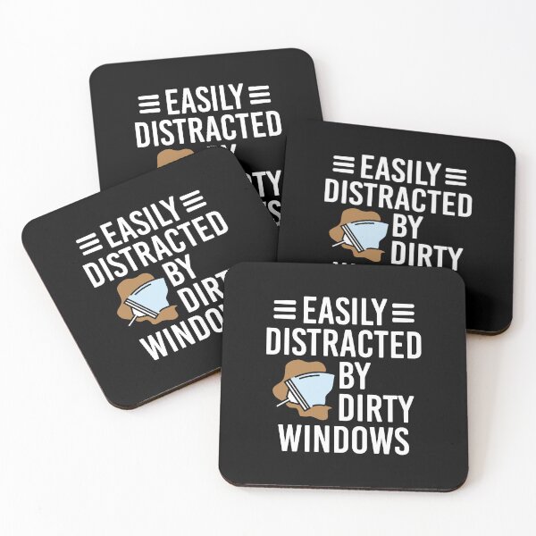 Item preview, Easily Distracted By Dirty Windows, Building Window Washer designed and sold by TheReallyNiceStuff.