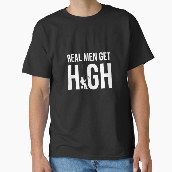 Item preview, Real Men Get High, Skyscraper Window Cleaner designed and sold by TheReallyNiceStuff.