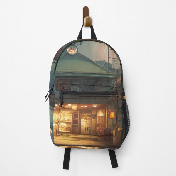 Item preview, Painting of a small shop seen from the outside designed and sold by Dicoart.