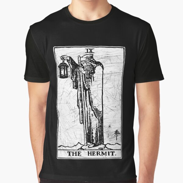 The Hermit Tarot Card - Major Arcana - fortune telling - occult Graphic T-Shirt