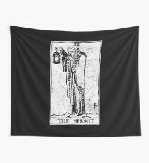 The Hermit Tarot Card - Major Arcana - fortune telling - occult Wall Tapestry