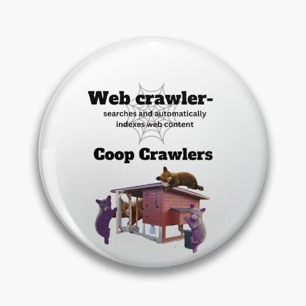 Item preview, Web Crawler Coop Bear Crawlers designed and sold by awhitehill.