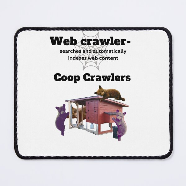 Item preview, Web Crawler Coop Bear Crawlers designed and sold by awhitehill.