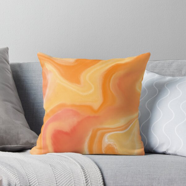 Item preview, Groovy retro 70s vibes psychedelic pattern in orange, yellow, coral designed and sold by thephoenixsoul.