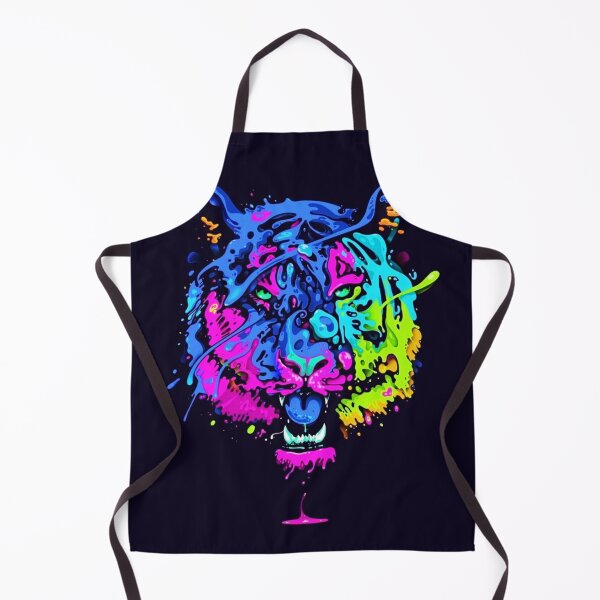 Item preview, Tiger face, colorful abstract designed and sold by zeljana0504.