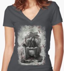 The Half Breed Mr Quinlan Women's Fitted V-Neck T-Shirt
