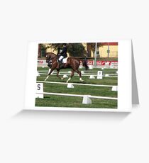 Dressage Greeting Card