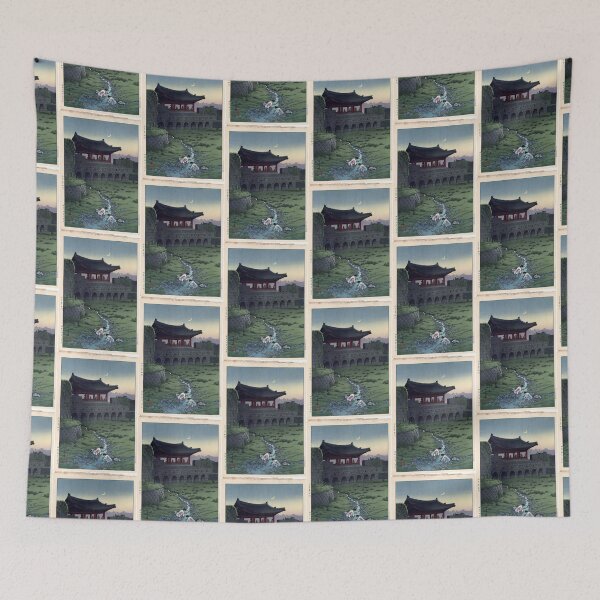 Item preview, Kawase Hasui Hwasa Gate, Suwon Series- Eight Views of Korea (Chosen Hakkei) designed and sold by TeeARTHY.