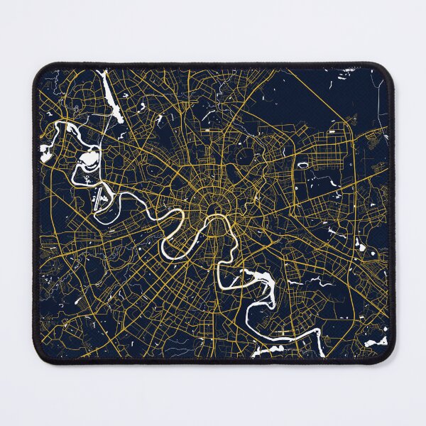 Item preview, Moscow City Map of Russia - Gold Art Deco designed and sold by deMAP.