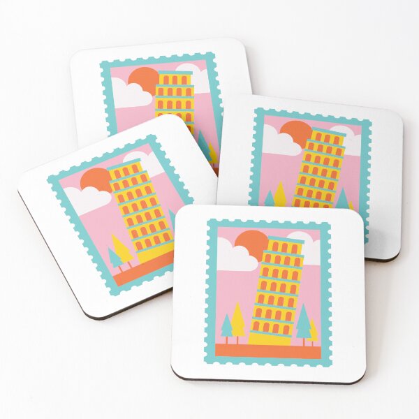 Item preview, Pisa Italy Travel Stamp  designed and sold by greenoriginals.