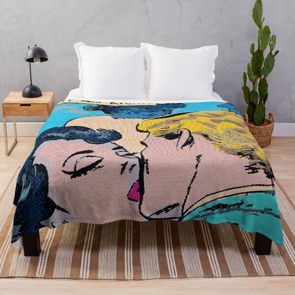 Item preview, Tender kiss | Vintage girl | Old comics| Pop-art aesthetics designed and sold by spinolator.