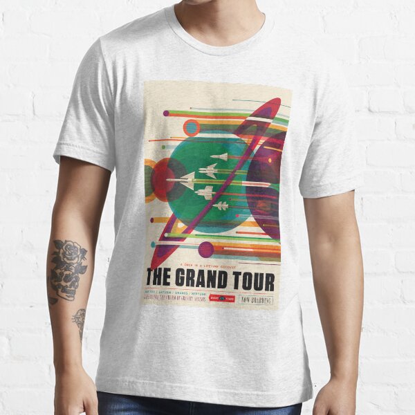 Arte del póster de Grand Tour de la NASA Camiseta esencial